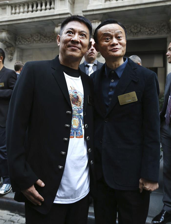  Aktor Jet Li dan taipan Jack Ma bergabung untuk membawa taichi ke Olimpiade