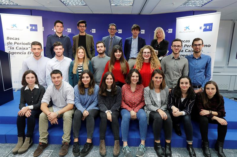 Mahasiswa Jurnalisme mulai terbentuk dengan beasiswa Caixa-Agencia EFE