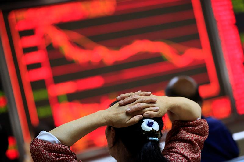  Bursa Efek Shanghai dibuka dengan warna merah dan turun 1,22%